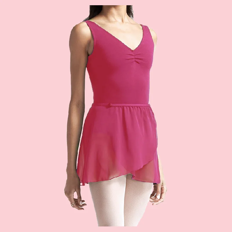 CAPEZIO MULBERRY WRAP SKIRT velvet skirt rich