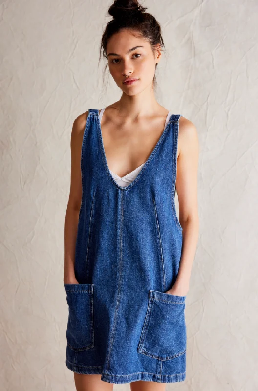Free People High Roller Skirtall - Sapphire Blue lace skirt intricate