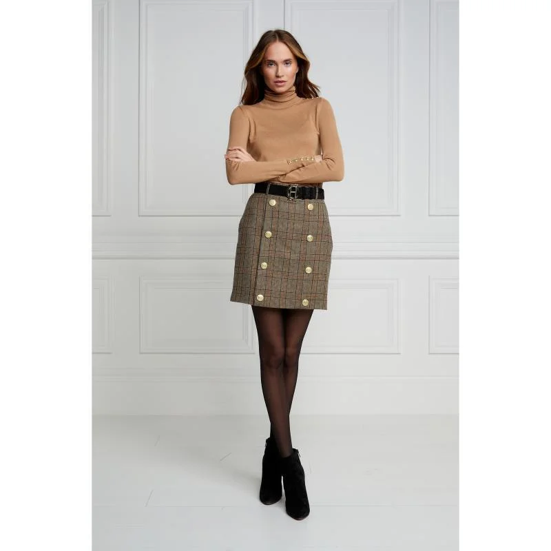 Holland Cooper Knightsbridge Ladies Skirt - Bourbon denim skirt stylish