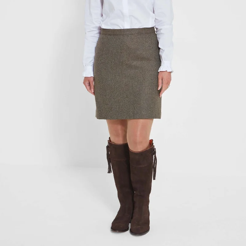 Ladies Beauly Tweed Skirt leather skirt refined