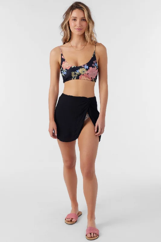 HANALEI MINI SKIRT velvet skirt rich