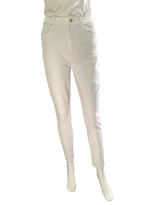 7 For All Mankind Jeans White Slim Illusion High Waist Ankle Skinny W/Tags Size: 28 Cozy Relaxed Fit Jeans 7 For All Mankind Jeans White Slim Illusion High Waist Ankle Skinny W/Tags Size: 28 Cozy Relaxed Fit Jeans