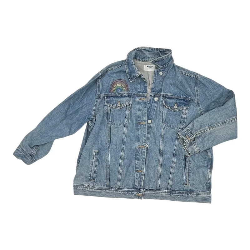 Jacket Denim By Old Navy In Blue Denim, Size:2X