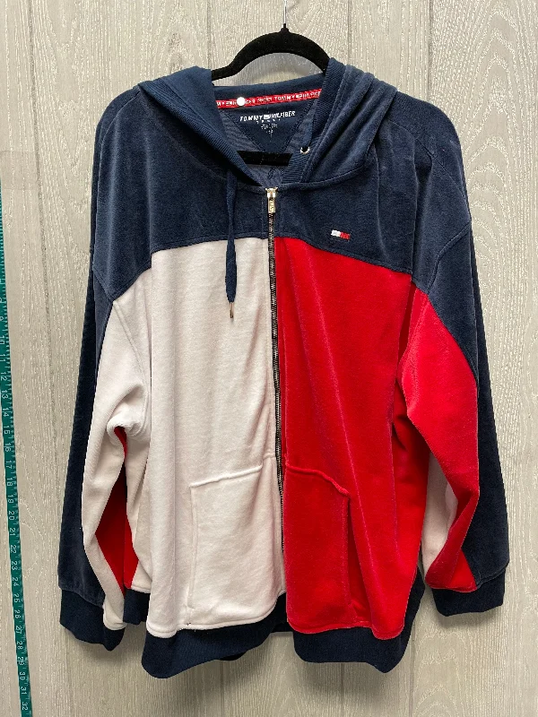 Jacket Fleece By Tommy Hilfiger In Multi-colored, Size: 3x