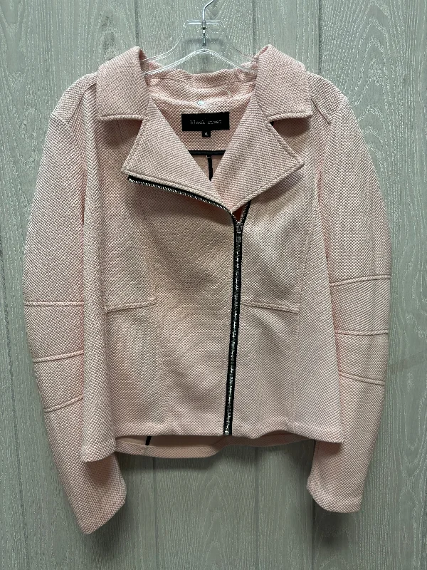 Jacket Moto By Black Rivet In Pink, Size: Xl