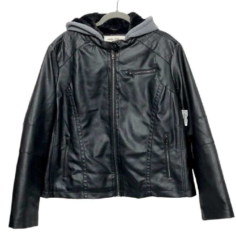 Jacket Moto By Sebby In Black, Size: 1x