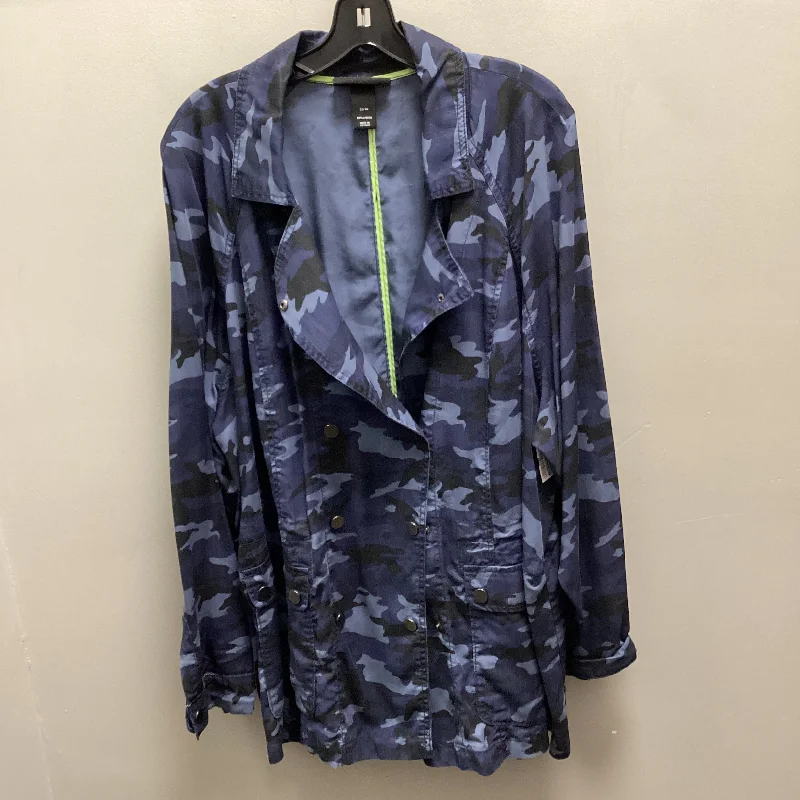 Jacket Other By Lane Bryant In Blue, Size: 3x