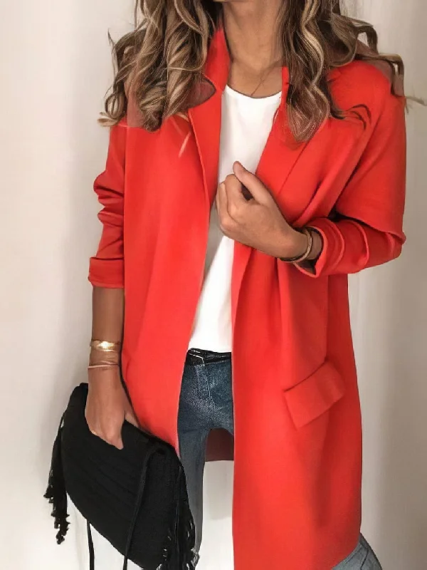 Simple and Chic Women's Blazer Jacket