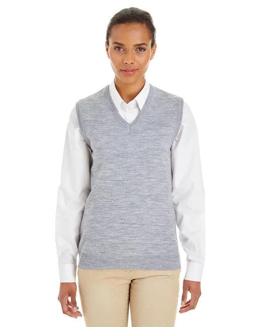 Harriton Ladies' Pilbloc V-Neck Sweater Vest M415W Chenille Fabric Brocade Fabric Lace Fabric Harriton Ladies' Pilbloc V-Neck Sweater Vest M415W Chenille Fabric Brocade Fabric Lace Fabric