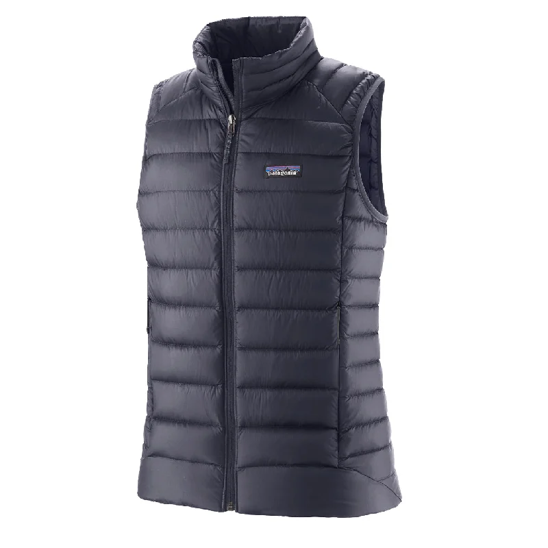 Patagonia Womens Down Sweater Vest Smolder Blue Front Pockets Side Pockets Patch Pockets Patagonia Womens Down Sweater Vest Smolder Blue Front Pockets Side Pockets Patch Pockets