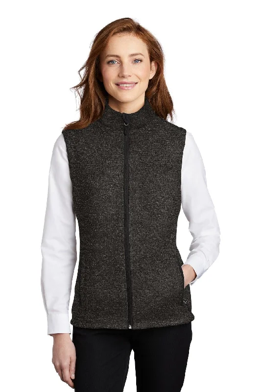 Port Authority  Ladies Sweater Fleece Vest L236 Print Jacquard Patchwork