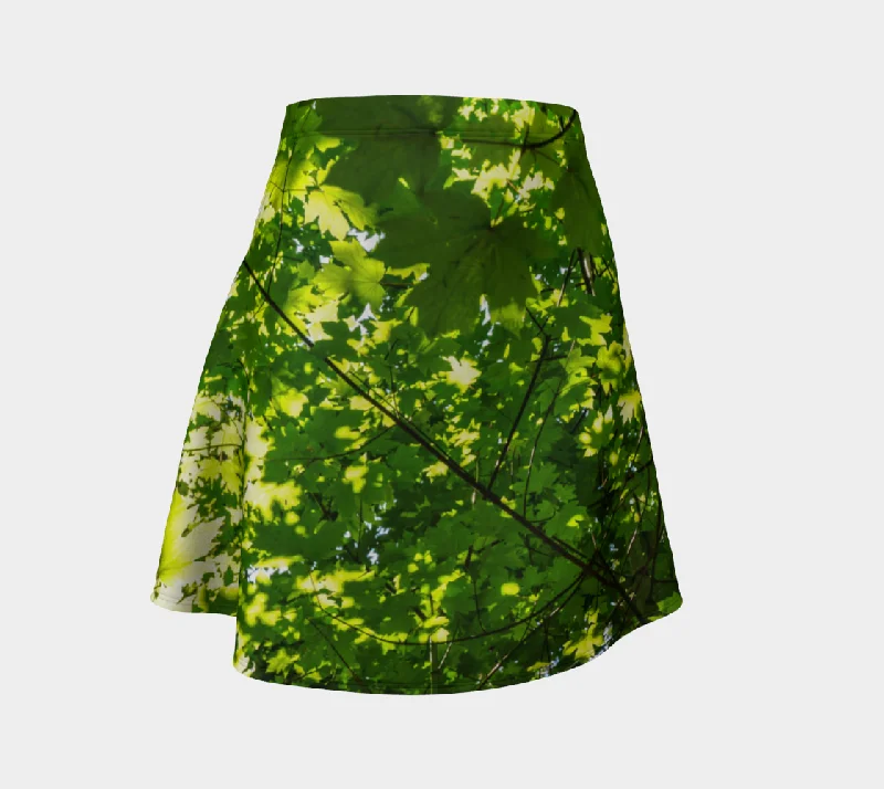 Canopy of Leaves Flare Skirt