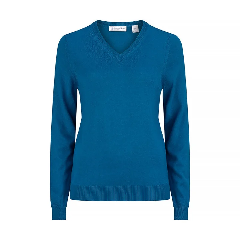 Donald Ross Ladies Sweater - Merino Wool V-Neck, 223 Wool Fabric Cashmere Fabric Tweed Fabric Donald Ross Ladies Sweater - Merino Wool V-Neck, 223 Wool Fabric Cashmere Fabric Tweed Fabric
