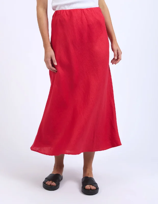 Eleni Skirt Bittersweet Red