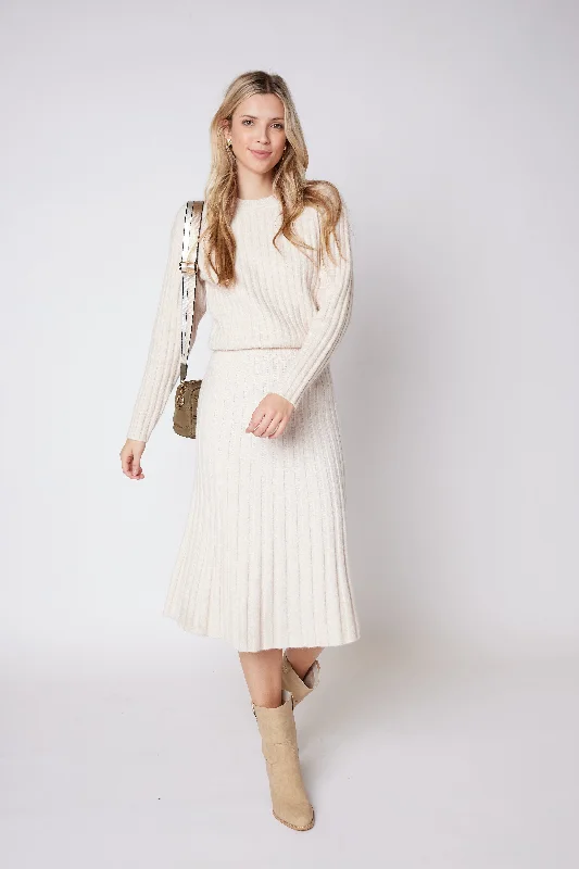 Hayes Flare Sweater Midi Skirt