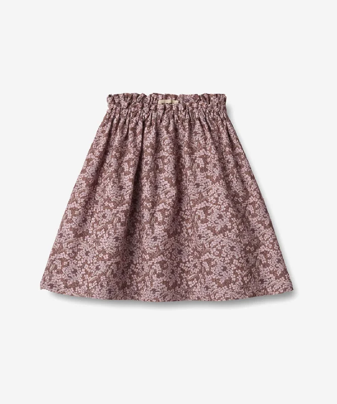 Nora Woven Skirt Hydrangeas