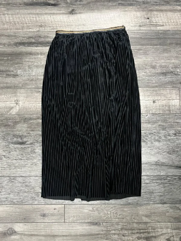 NWT MYSTREE VELVET MIDI SKIRT