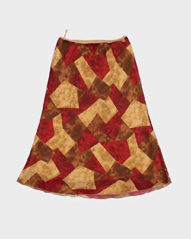 Y2k 00s Tom's Tom Pattern Skirt - S