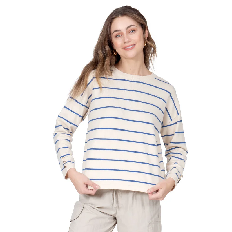 SWEATER PARA MUJER FASHION KNIT WITH BASIC STRIPES FOREVER 21