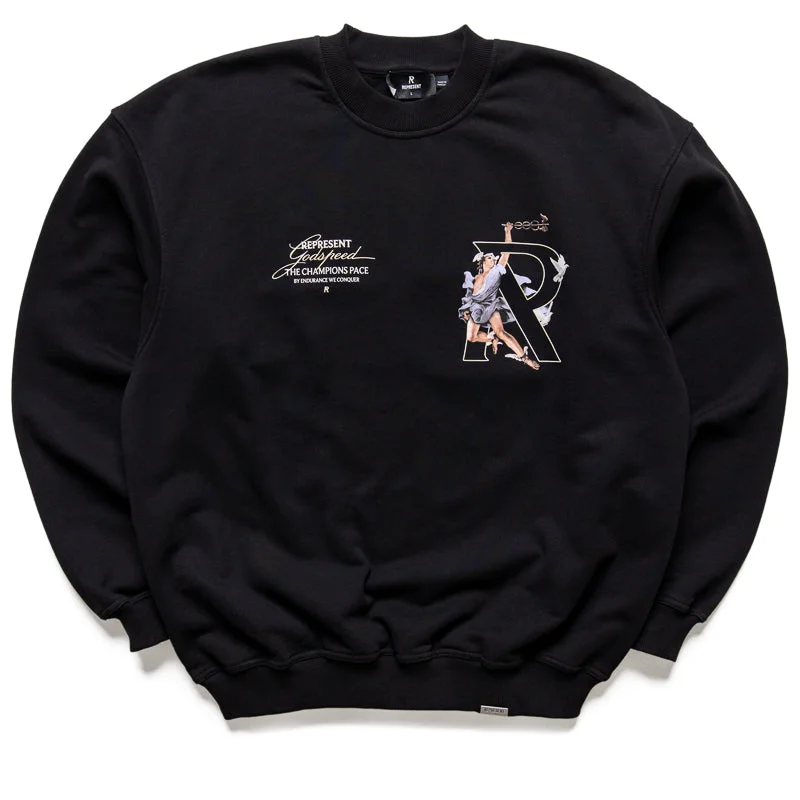 Represent Hermes Sweater - Jet Black