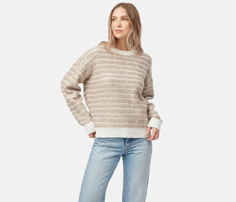 Ten Tree W Highline Intarsia Crew Sweater