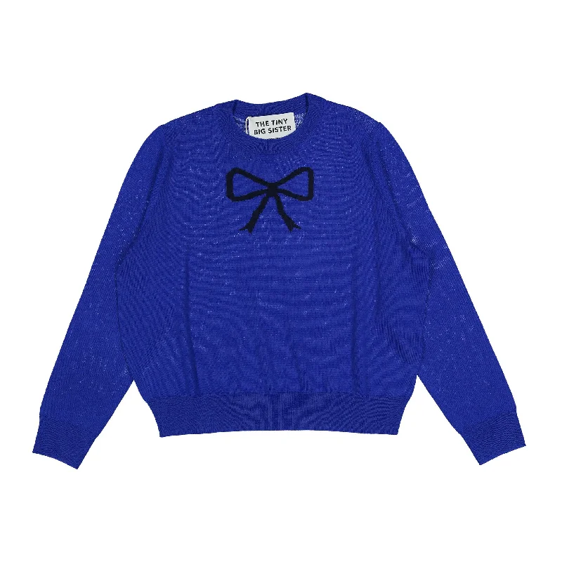 Tiny Cottons Ultramarine Sara Bow Womens Sweater