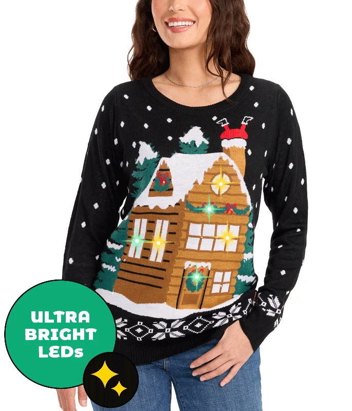 Women's Light Show Light Up Ugly Christmas Sweater