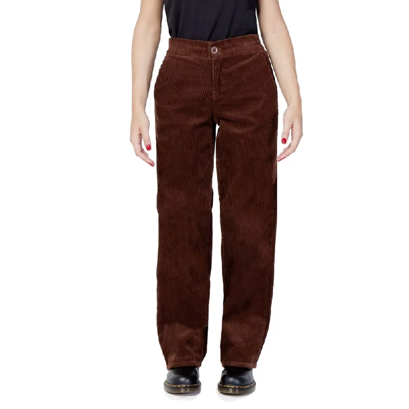 Brown Cotton Jeans & Pant