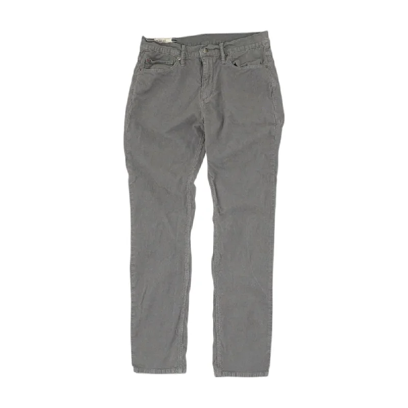 Gray Solid Slim Jeans