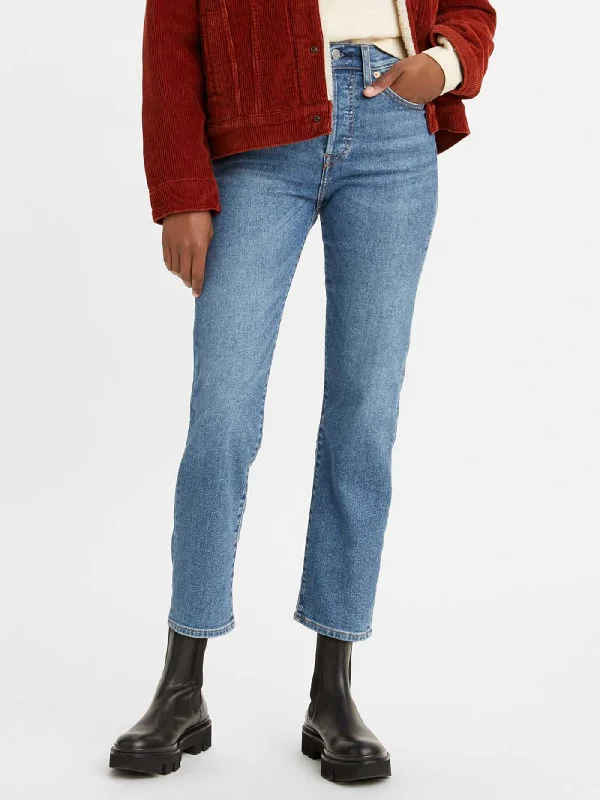 Wedgie High Rise Straight Fit Jeans