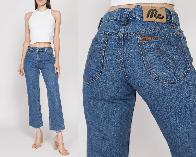 XS 80s Cutoff Bootcut Jeans